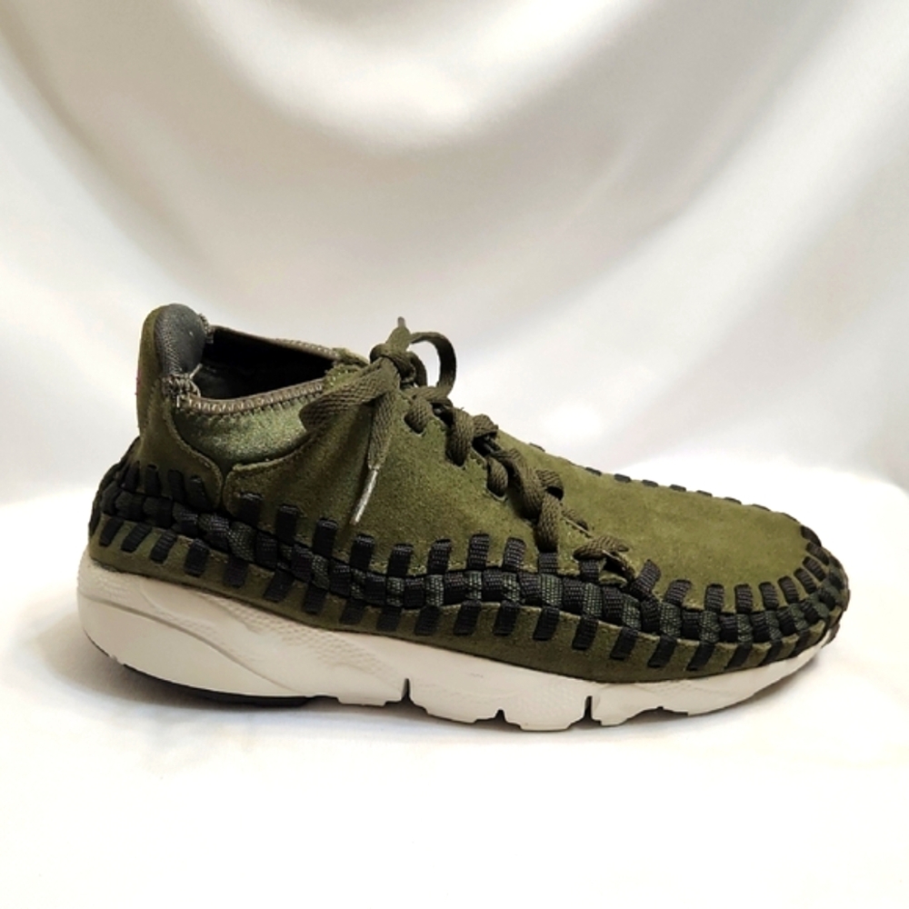 Nike Air Footscape Woven Chukka Cargo Khaki Shoes (M Size 7.5) - Picture 2 of 15